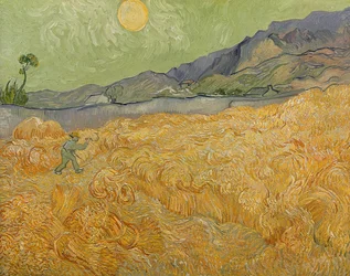 Campo de Trigo con Segador, 1889